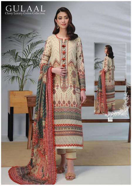 Gulaal Classy Luxury Cotton Collection Vol 6 Karachi Cotton Dress Material
